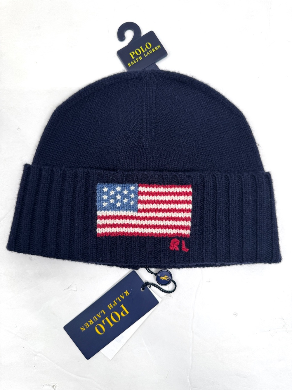 Polo Ralph Lauren Flag Beanie Knit Hat